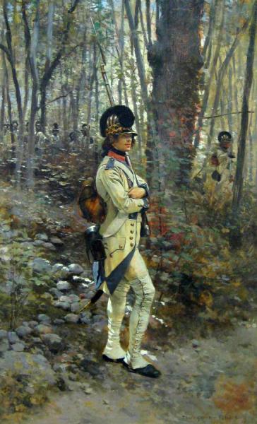 In The Woods by Francois Flameng