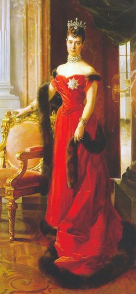 Maria Feodorovna by Francois Flameng
