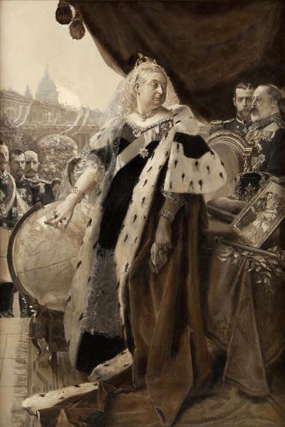 Francois Flameng Queen Victoria