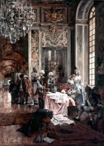 The People Of Paris Come To Versailles by Francois Flameng