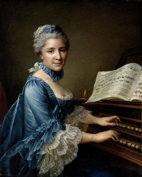 François-hubert Drouais Madame Charles Simon Favart