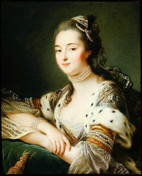 François-hubert Drouais Mlle. Marguerite Catherine Haynault, Later The Marquise De Montmelas In Turkish Costume