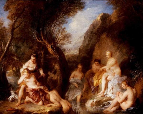 Diana And Callisto by Francois Lemoyne