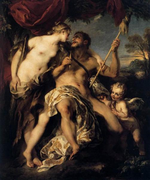 Hercules And Omphale by Francois Lemoyne
