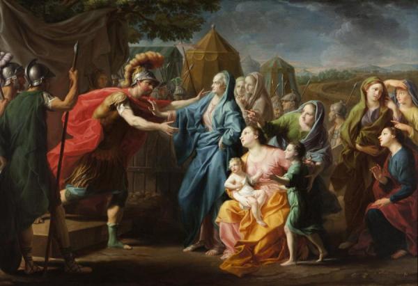 François-xavier Fabre Alexander The Great Receiving The Family Of Darius Iii,1788