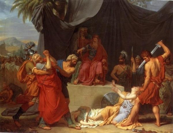 François-xavier Fabre Nabuchodonosor Has Zedekiah's Children Killed Before His Eyes