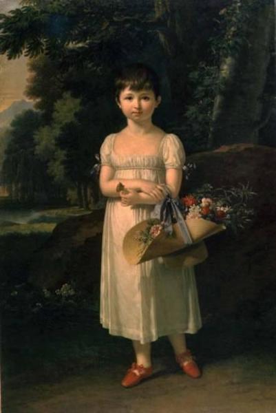 Portrait Of Princess Amelia Ogińska by François-xavier Fabre Oil Painting Reproductions