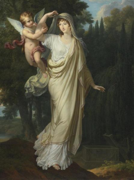 François-xavier Fabre Portrait Of The Marquise