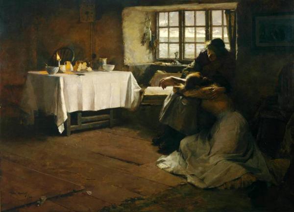 A Hopeless Dawn by Frank Bramley, R.a.