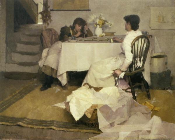Domino! by Frank Bramley, R.a.