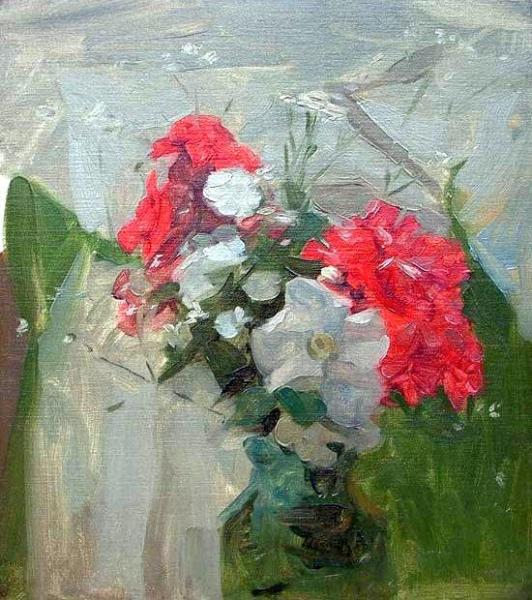 Flower Study by Frank Bramley, R.a.
