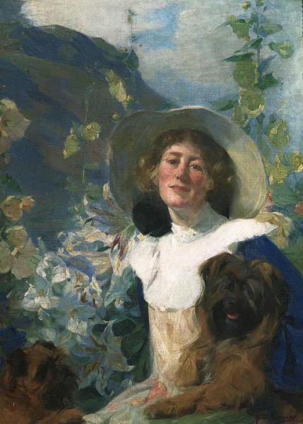 Friends by Frank Bramley, R.a. Oil Painting Reproductions
