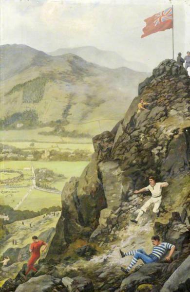 Grasmere Fell Races by Frank Bramley, R.a.