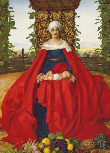 Frank Cadogan Cowper Our Lady Of The Fruits Of The Earth