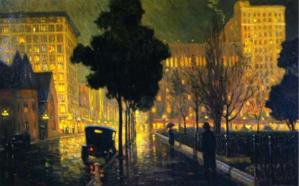 Rainy Night by Frank Coburn