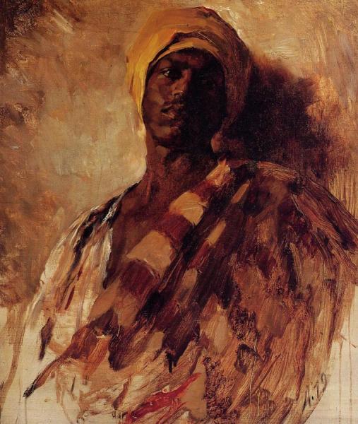 Guard Of The Harem (study) by Frank Duveneck