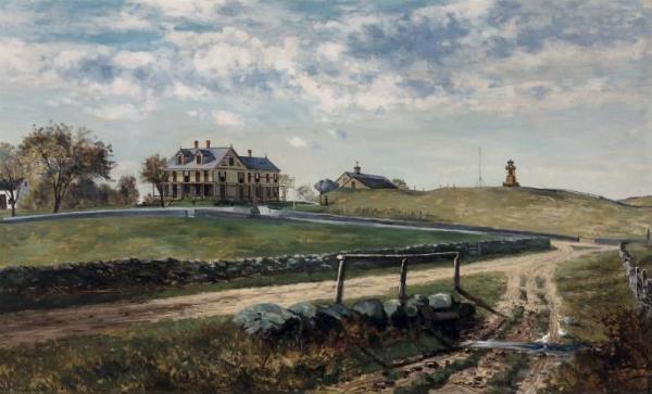 Home Of Silas Pierce, Scituate, Massachusetts by Frank Henry Shapleigh
