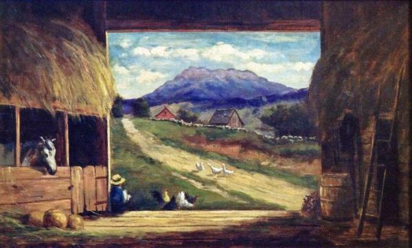 Old Barn In Bartlett, Nh by Frank Henry Shapleigh