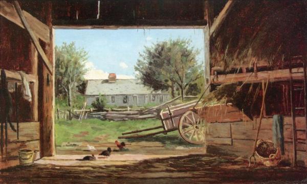 Old Barn, In Eaton Nh by Frank Henry Shapleigh