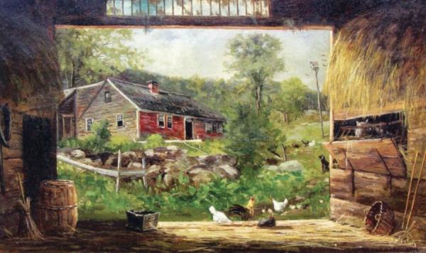 Old Barn In Jackson, Nh by Frank Henry Shapleigh