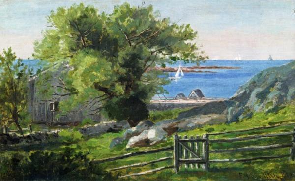 Old Willow At Cohasset, Ma., 1880 by Frank Henry Shapleigh