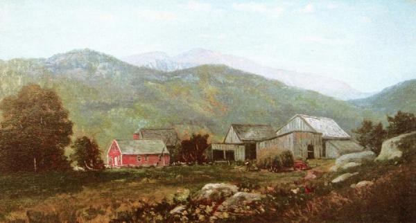 Perkins Farm In Jackson, Nh [1870] by Frank Henry Shapleigh