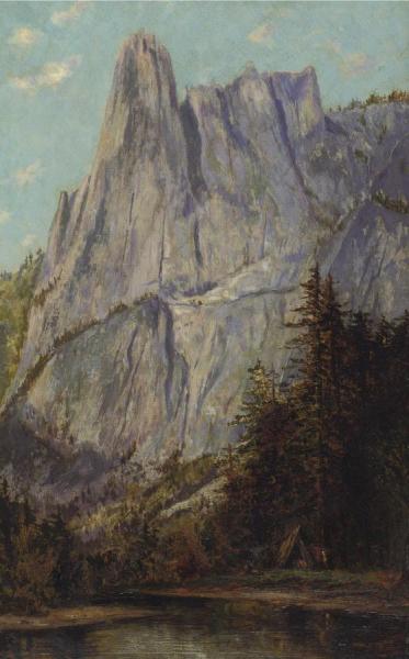 Sentinel Rock, Yosemite Valley by Frank Henry Shapleigh Oil Painting Reproductions