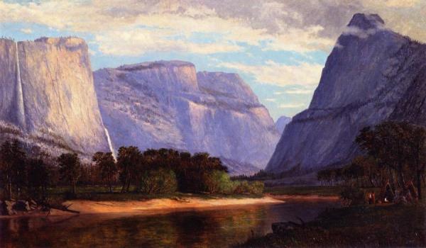 The Hetch Hetchy Valley On The Toulumne River, California by Frank Henry Shapleigh Oil Painting Reproductions