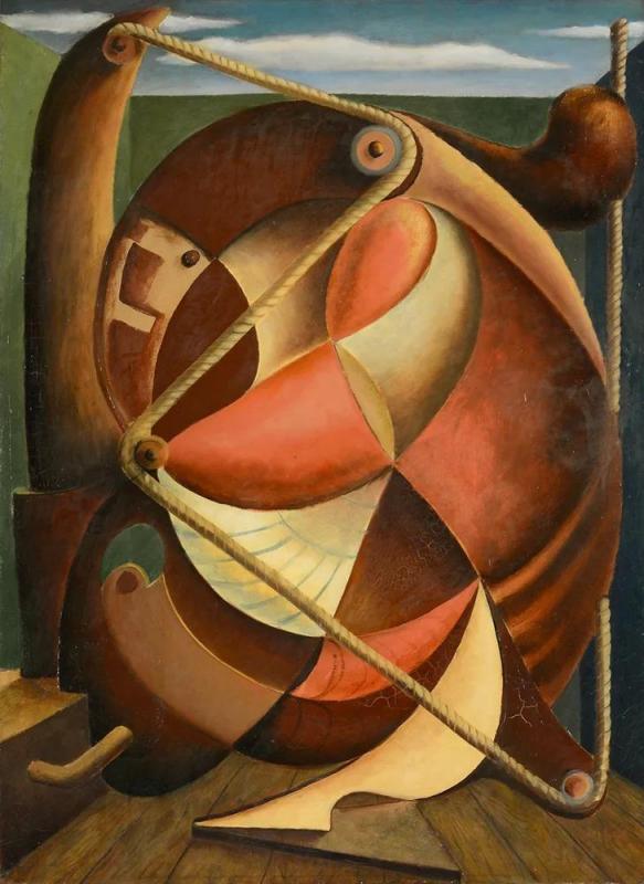 Abstraction Mecanique, 1930 by Frank Mechau