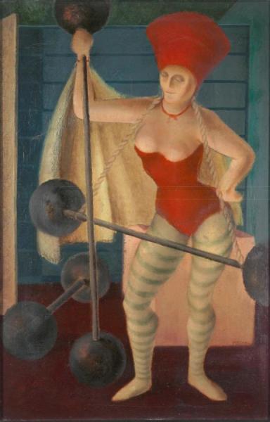 Ml'acrobat, 1930 by Frank Mechau