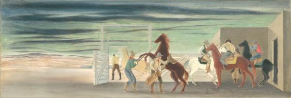 Frank Mechau Pony Express Riders, 1935