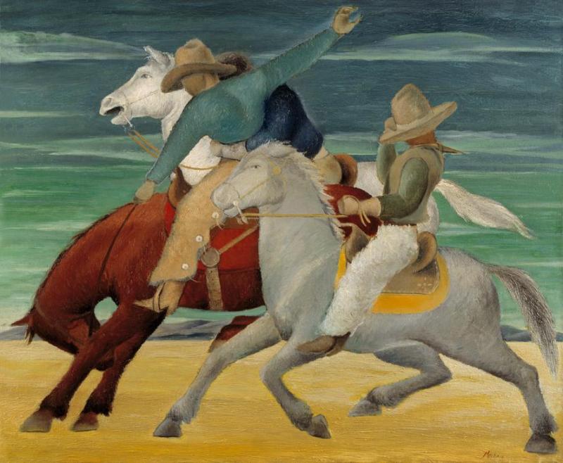 Rodeo-pickup Man, C. 1930 by Frank Mechau