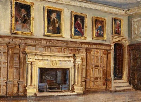 The Great Hall, Montacute House, Somerset by Frank Moss Bennett