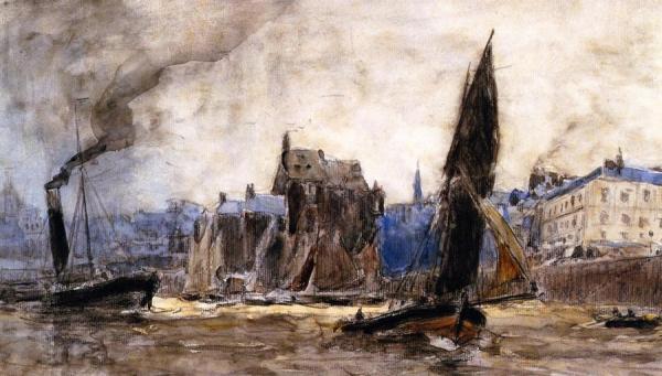 Honfleur, France by Frank Myers Boggs