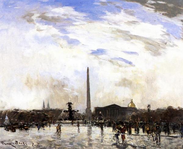 Place De La Concorde, Paris by Frank Myers Boggs