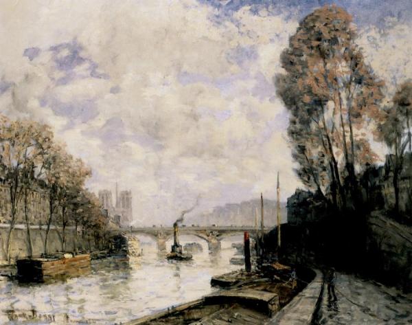 Pont St. Michel by Frank Myers Boggs