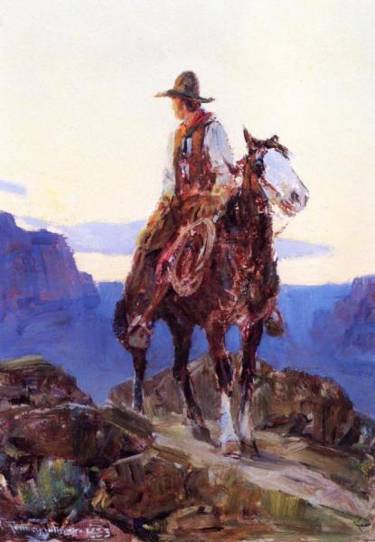 At Evening by Frank Tenney Johnson