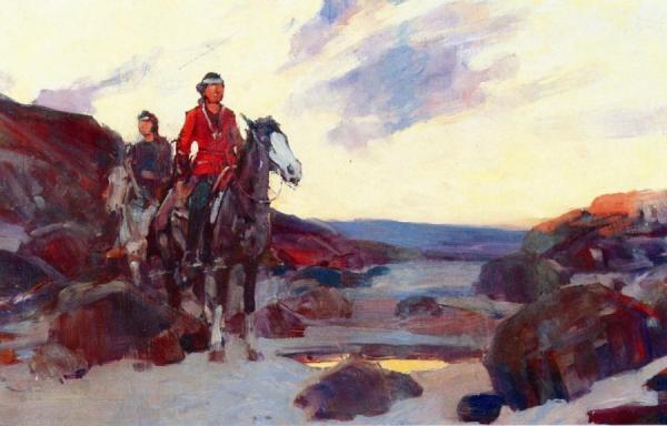 Indian Scouts by Frank Tenney Johnson