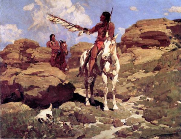 Ominous Cloud Forms by Frank Tenney Johnson