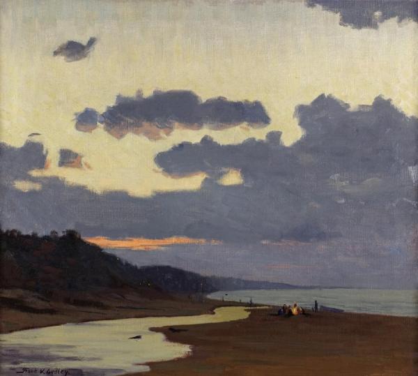 A Stormy Evening, 1945 by Frank Virgil Dudley Oil Painting Reproductions