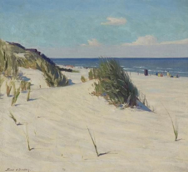 Across Sunny Sands, 1944 by Frank Virgil Dudley Oil Painting Reproductions