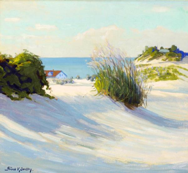 Singing Sands And Tall Grasses by Frank Virgil Dudley Oil Painting Reproductions