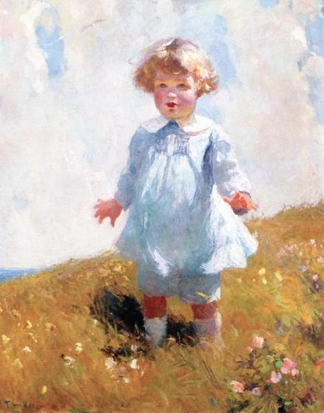 Boy In Blue by Frank Weston Benson