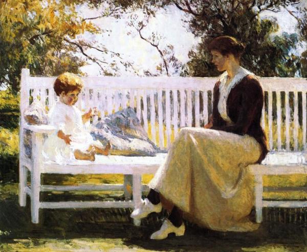 Eleanor And Benny by Frank Weston Benson