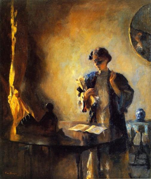 Figure In A Room by Frank Weston Benson