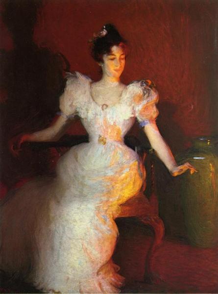 Frank Weston Benson Firelight