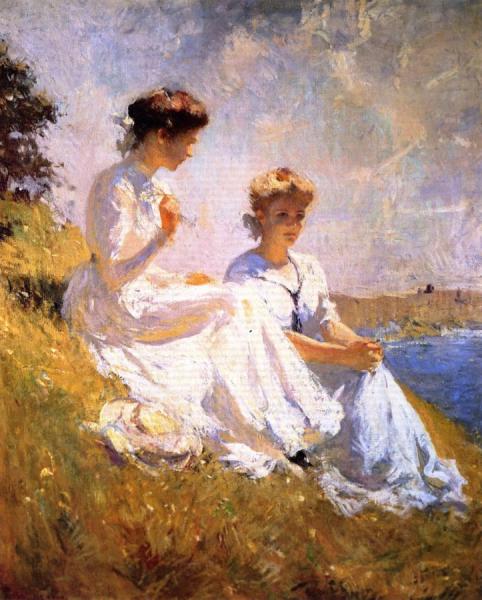 In Summer by Frank Weston Benson Oil Painting Reproductions