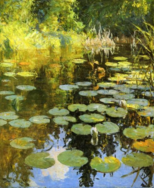 Lily Pond by Frank Weston Benson