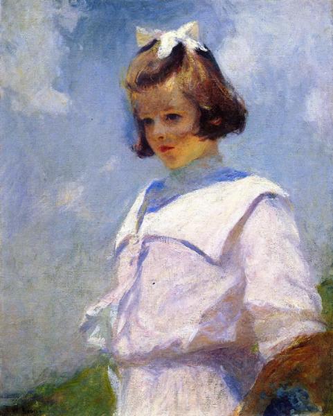 Frank Weston Benson Portrait Of Elizabeth