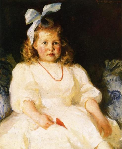 Portrait Of Elizabeth Tyson Russell by Frank Weston Benson